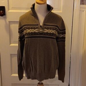 Eddie Bauer large gray sweater